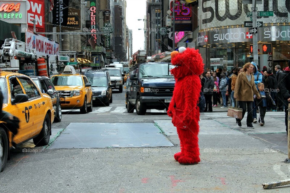 Elmo At Times Square