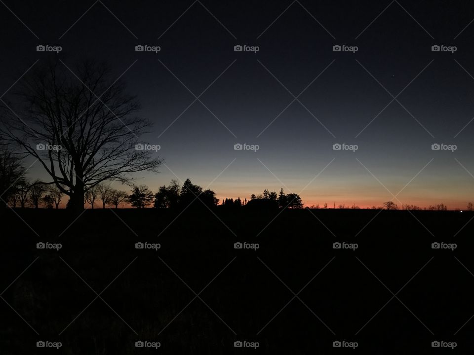 October Ontario Sunset