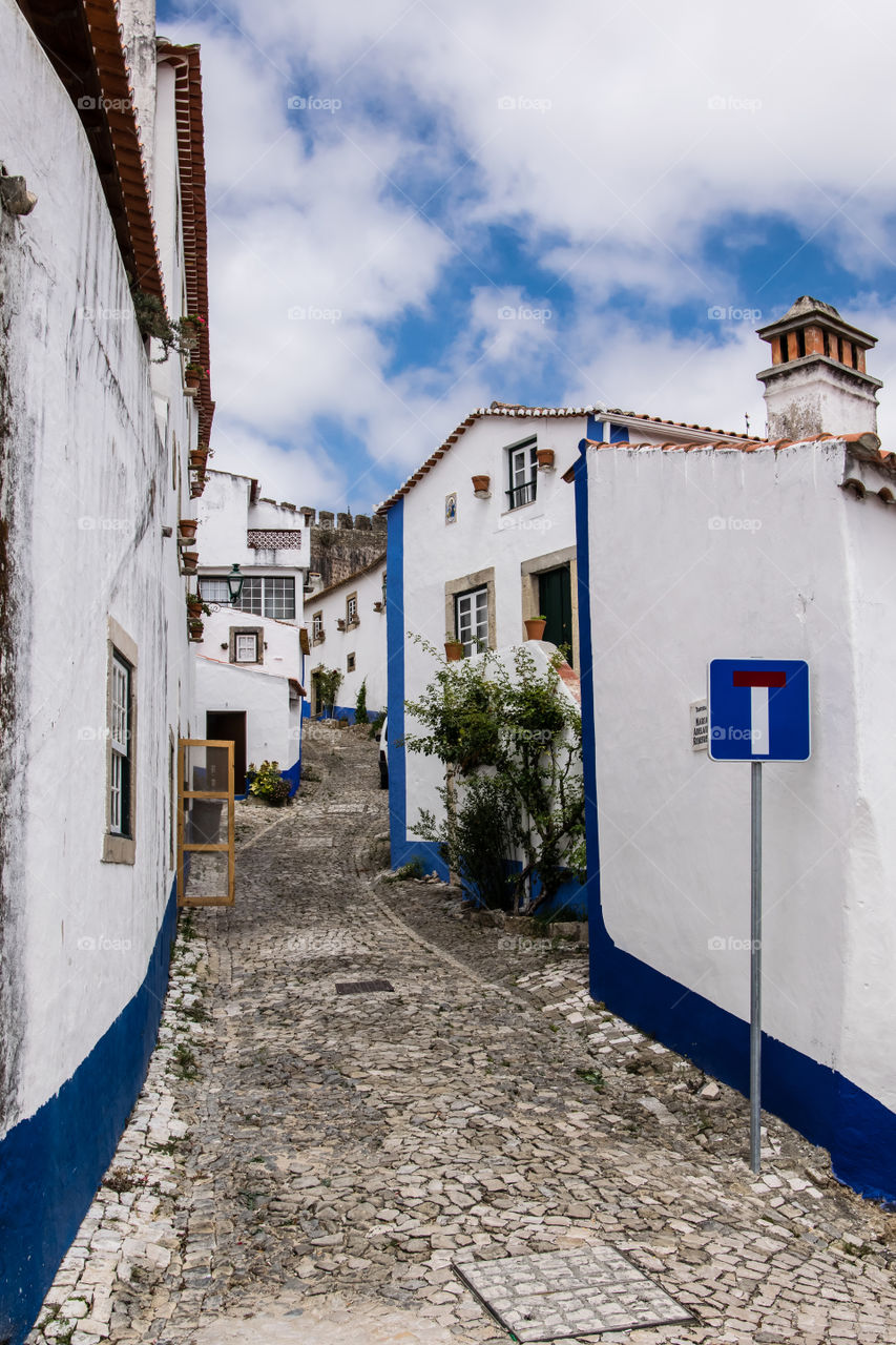 Beautiful streets in Portugal (Óbidos)