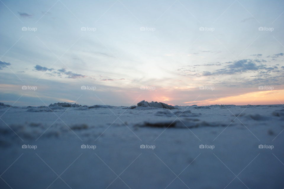 Sunset at the beach