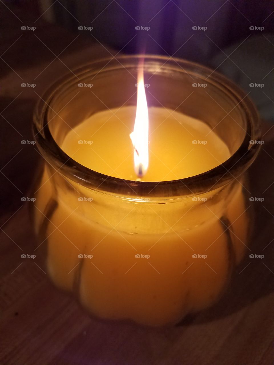 yellow candle