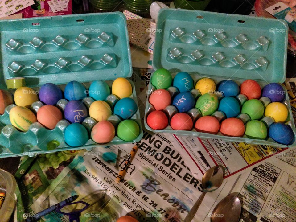 Dyed Easter Eggs