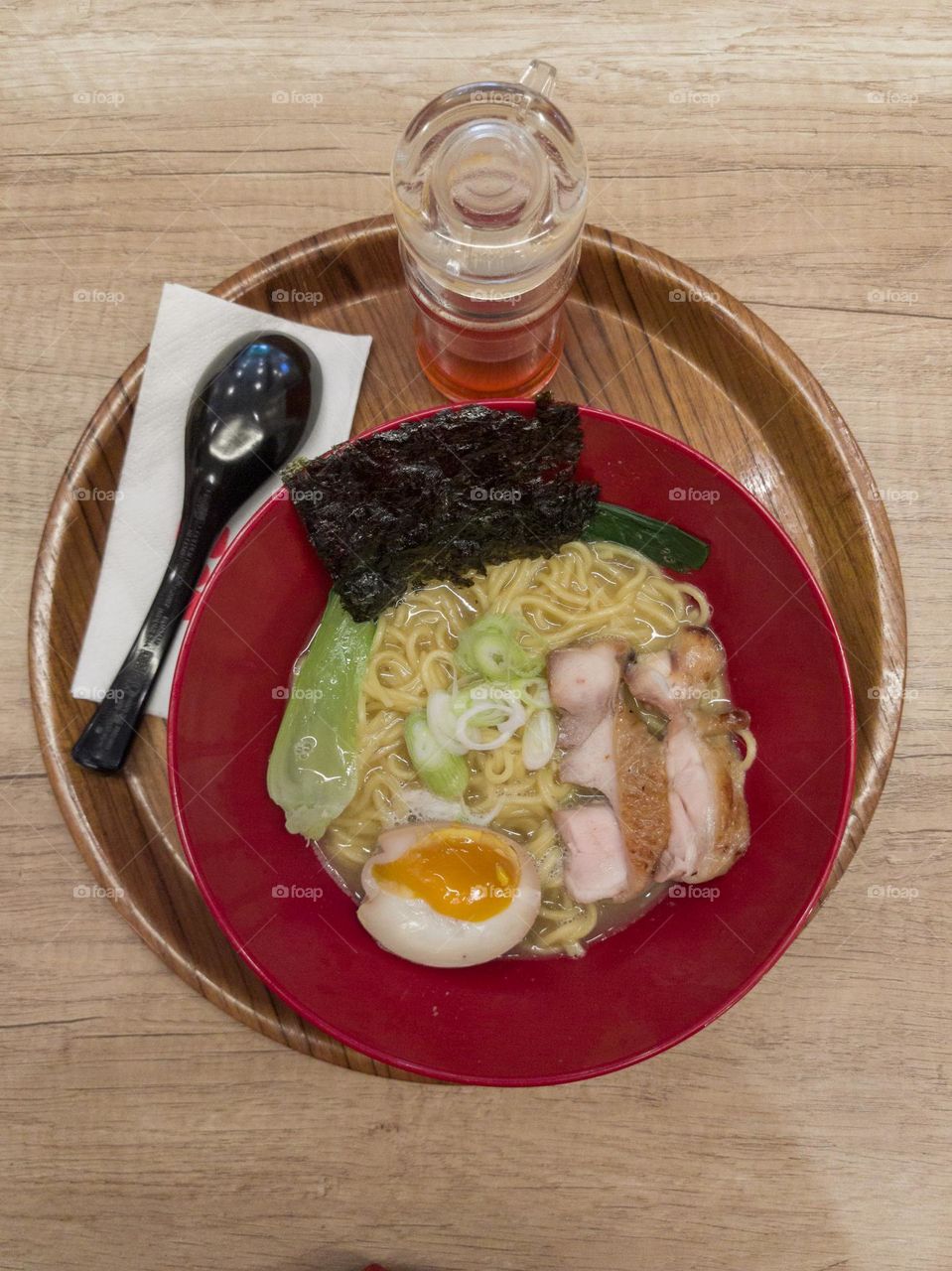 Ramen noodle with meat and egg