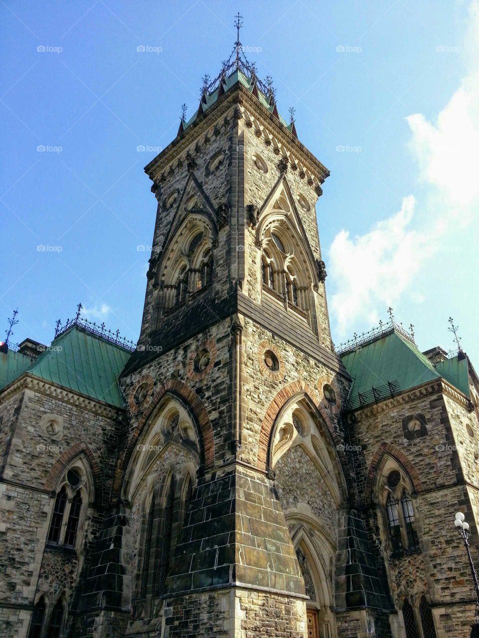 Old stone and brick church in Ottawa