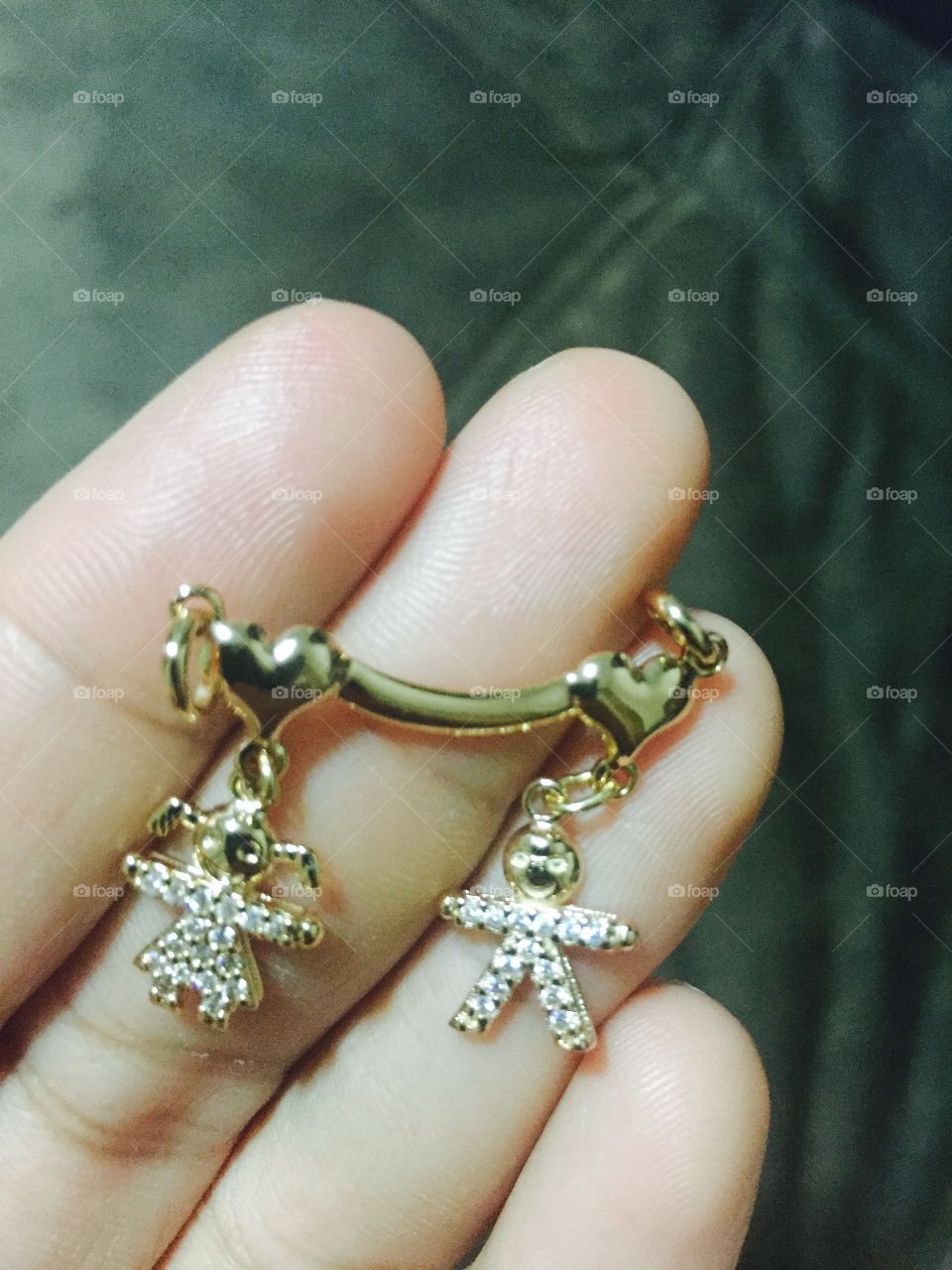 Boy and girl pendant