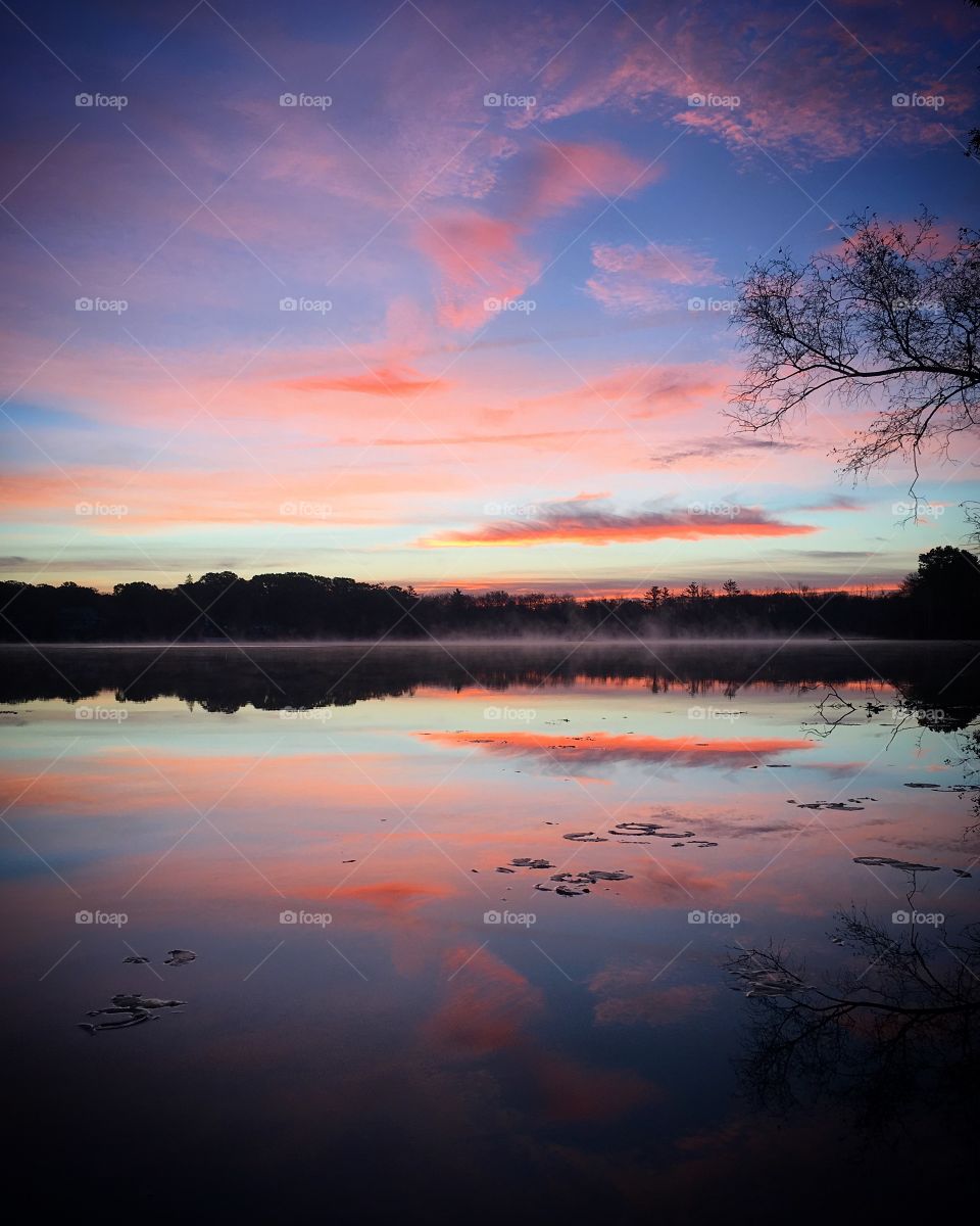 Sunrise over Lake