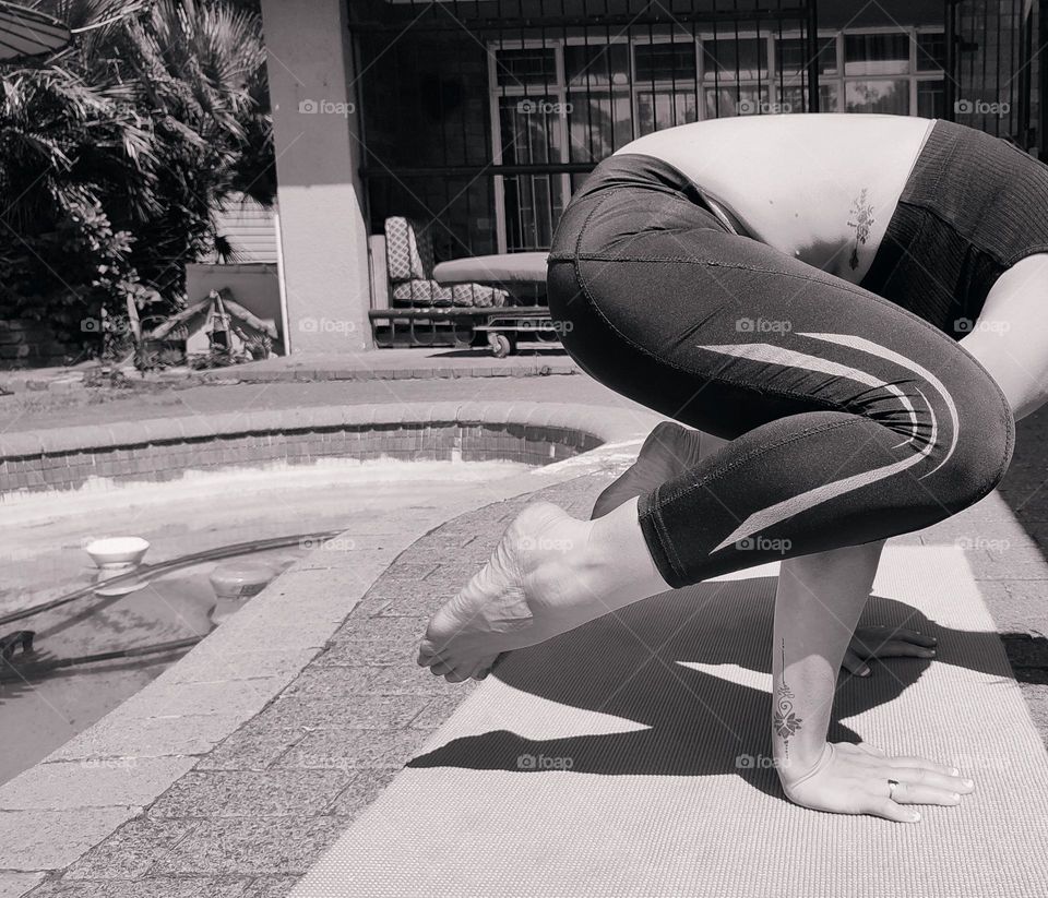 Yoga portrait