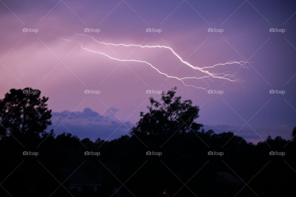 Purple lightning 