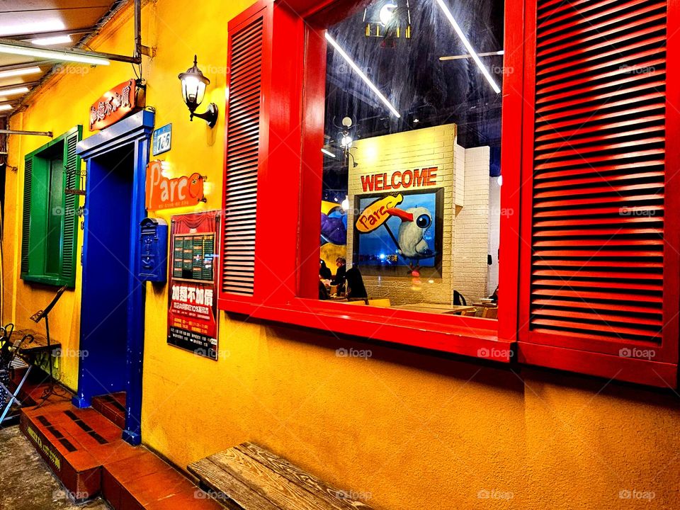 colorful house colorful