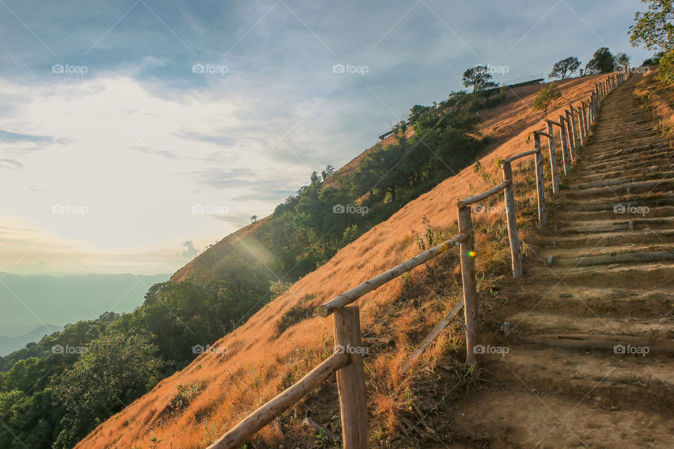 way go to the  Pui-Kho mountain Thailand