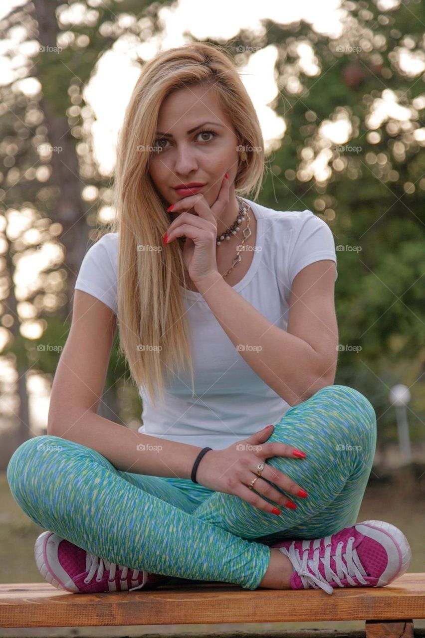 Close-up of young woman