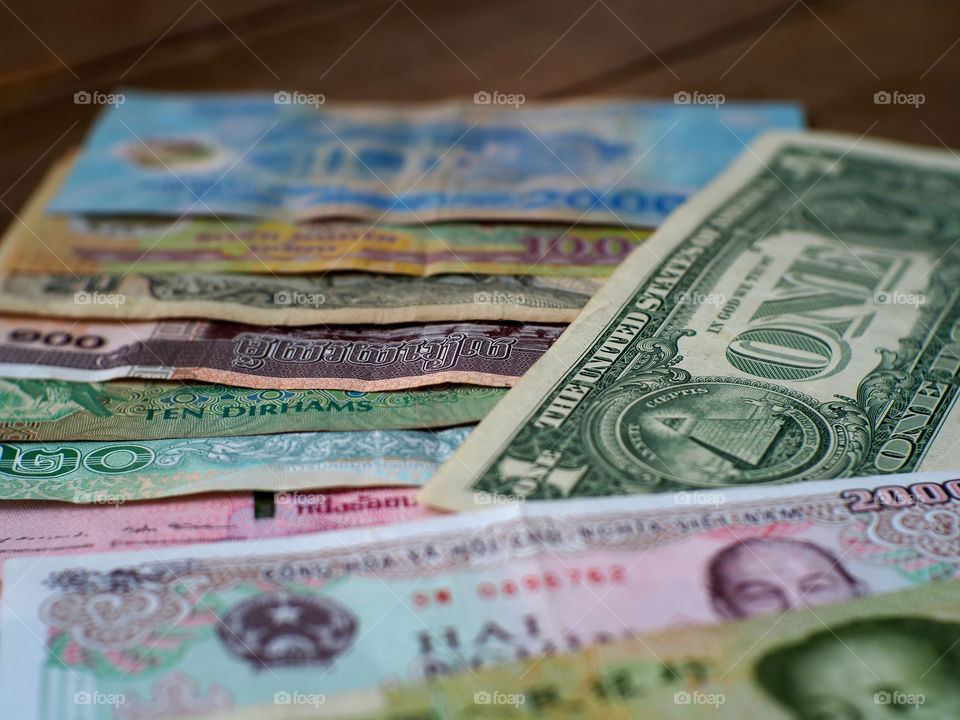 Collecting Foreign currency hobby