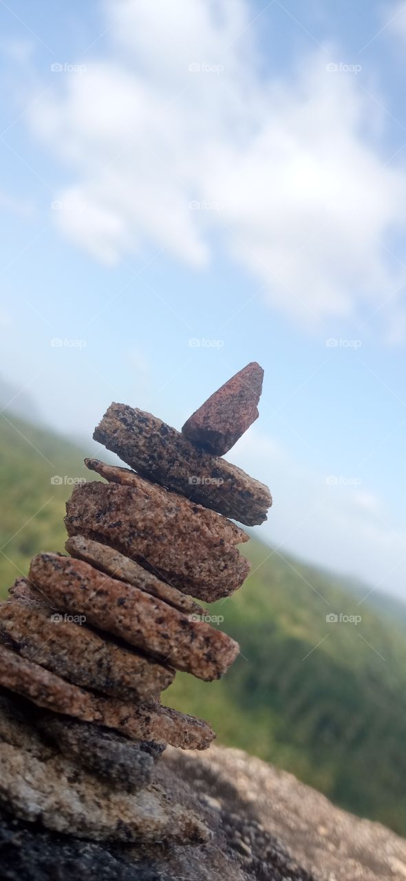 rock stacking