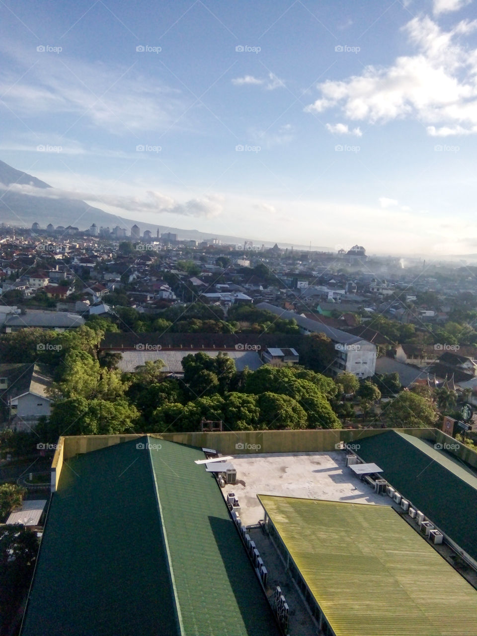 view from 9th floor apartment in the morning