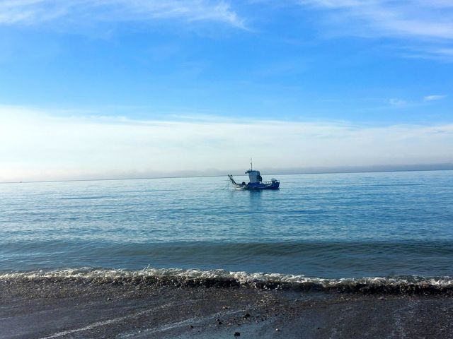 Barco en el mar