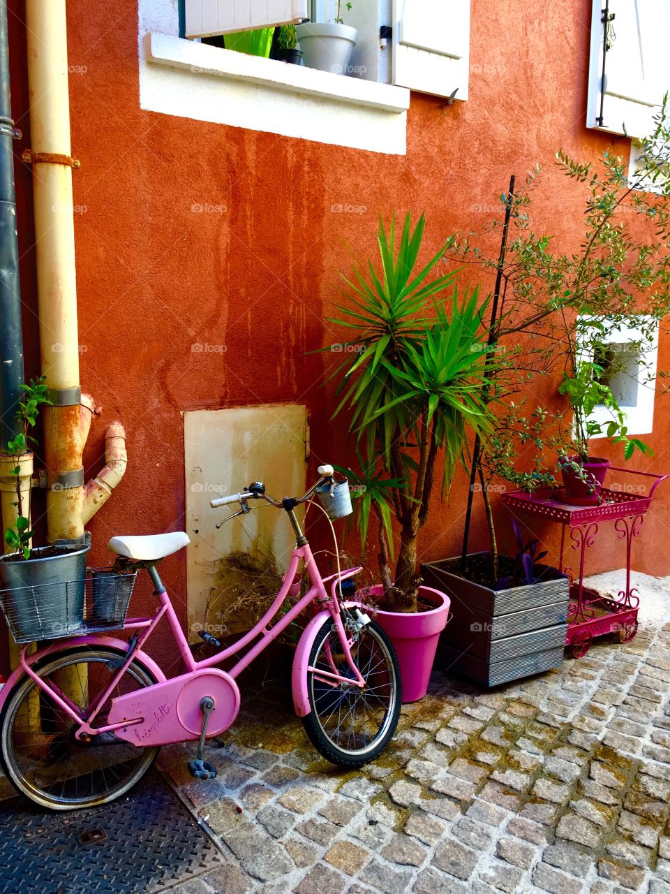 Small door in a Village in France 