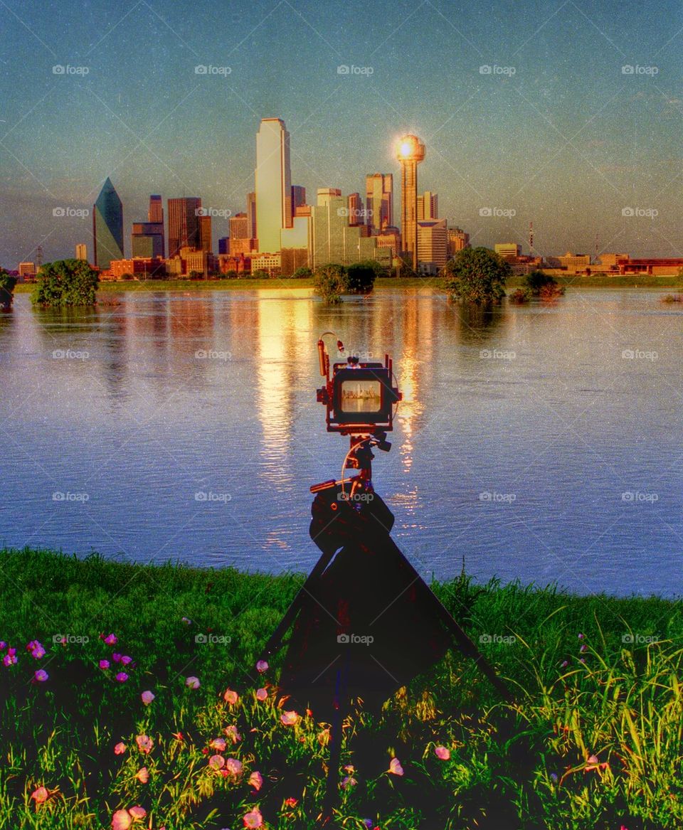 Dallas in large format "film"