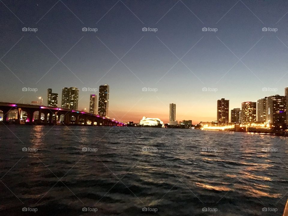 Downtown Miami, sunset 🌅 