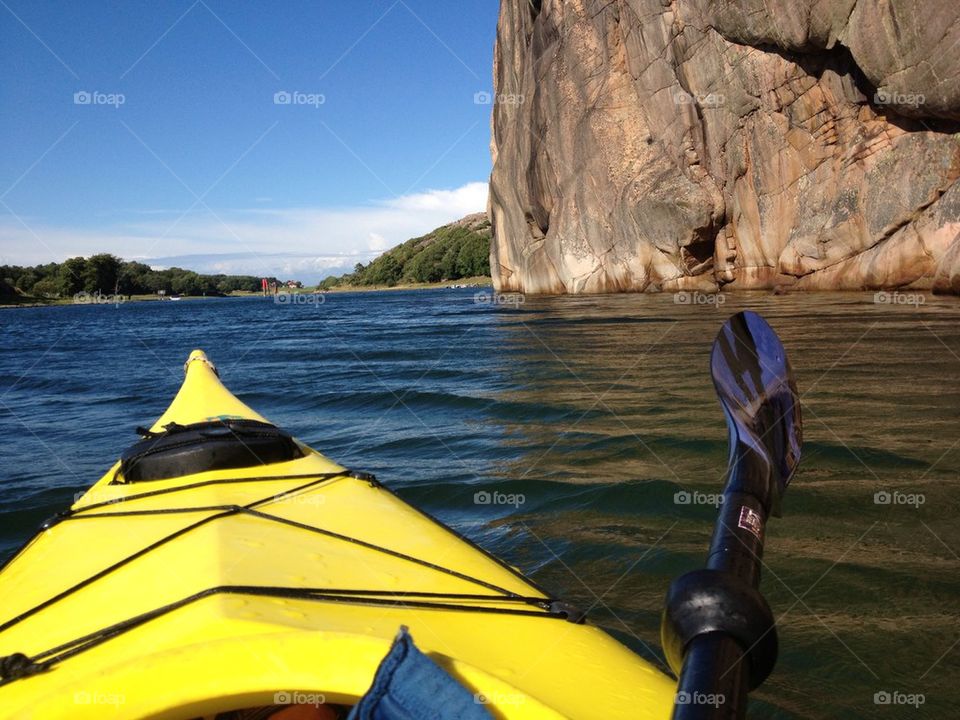 Kayak in Bohuslän