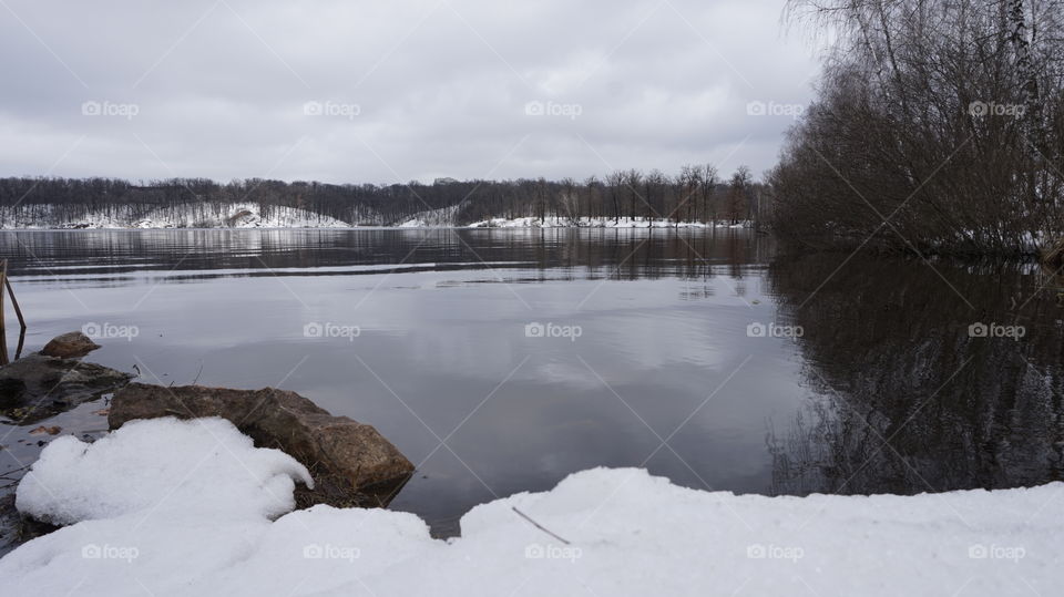 spring , lake. nature