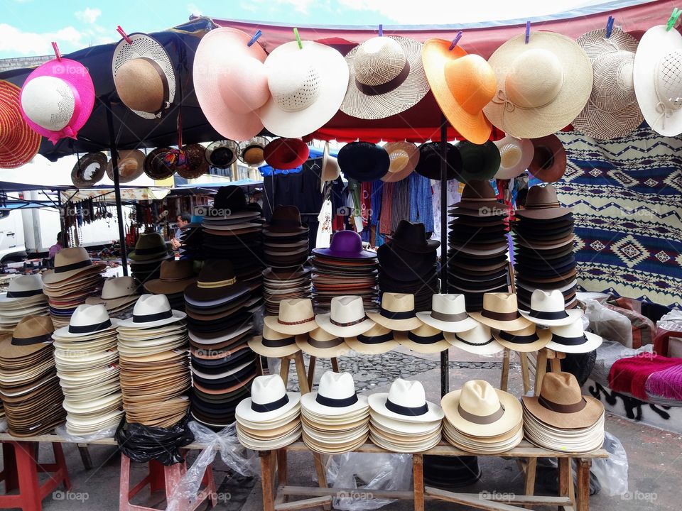 Otavalo market outside Quito, Ecuador 