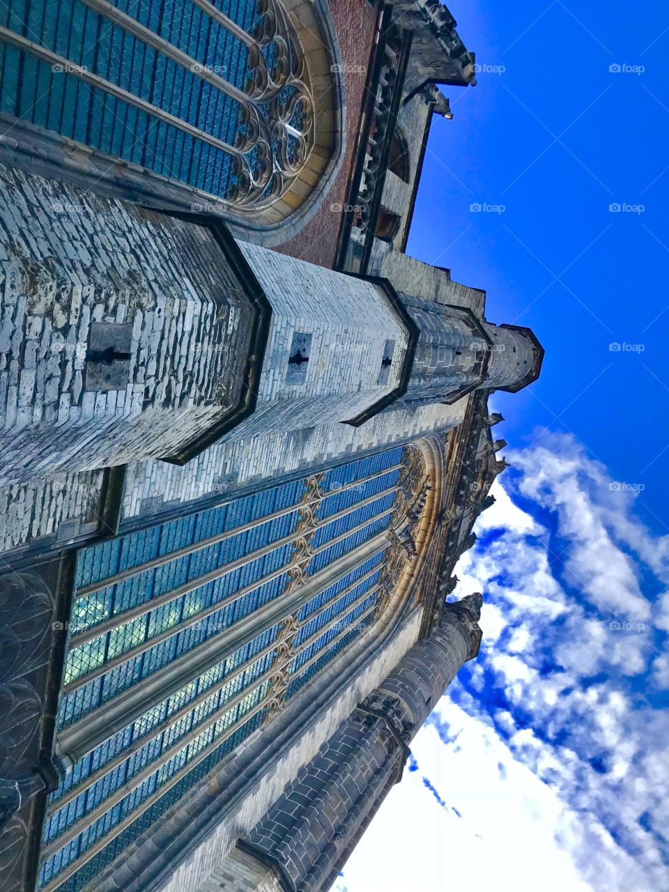 Church and blue sky