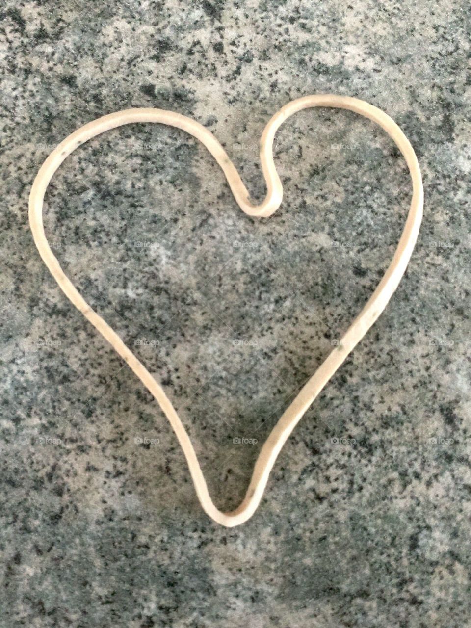 Heart Shaped Rubber Band