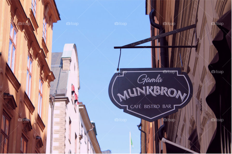 cafe Gamla Munkbron old town