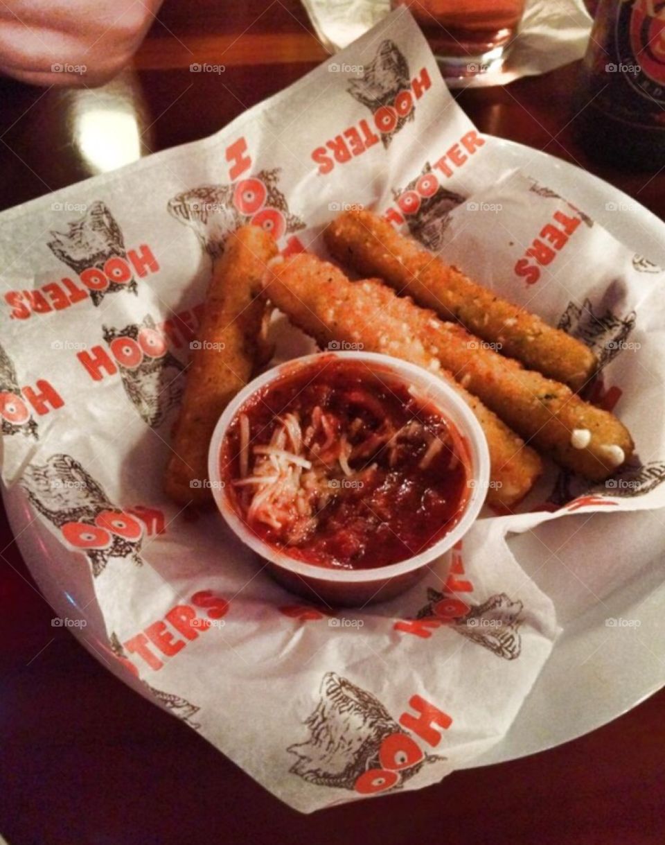 Hooters Cheese Sticks!. Hooters famous cheese sticks.
