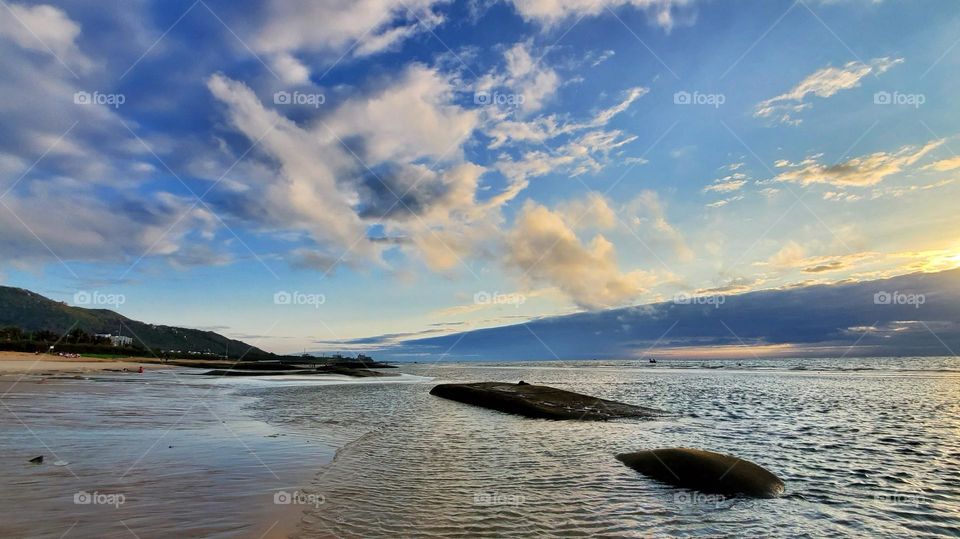 Sunrise on the beach 🏝🏖