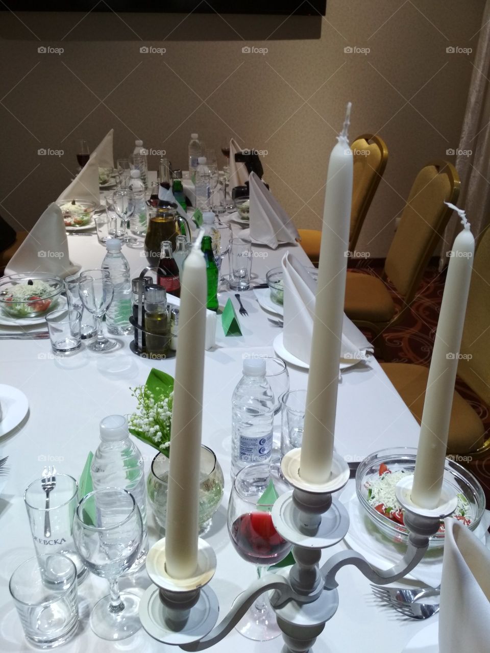 Table ready  for party