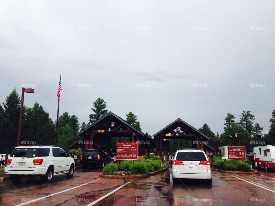 Parking at Grand Canyon village