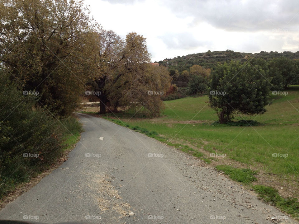 my village road cyprus by stavros2504