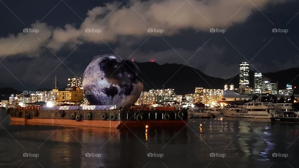 dark moon in KwunTong HongKong