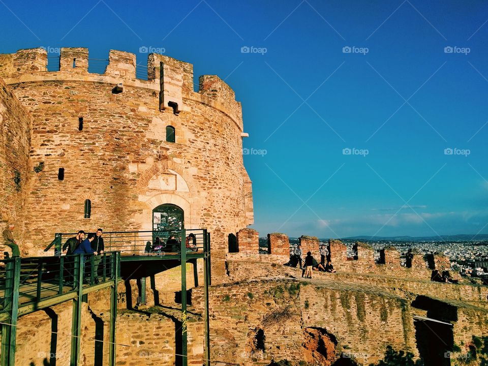 Castle in the city of Thessaloniki