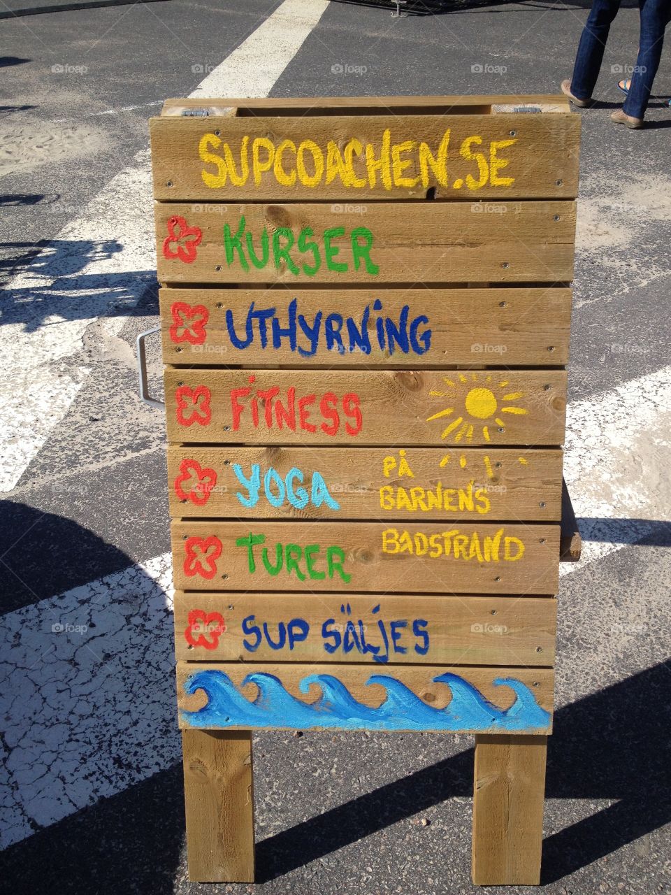 Sign in summer city