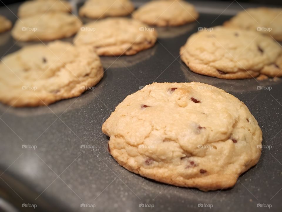 Fresh cookies. 