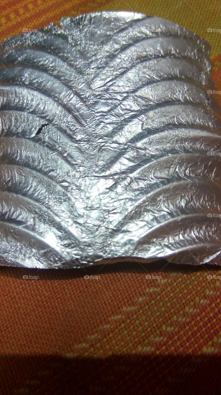 the siver of sheet in strips
