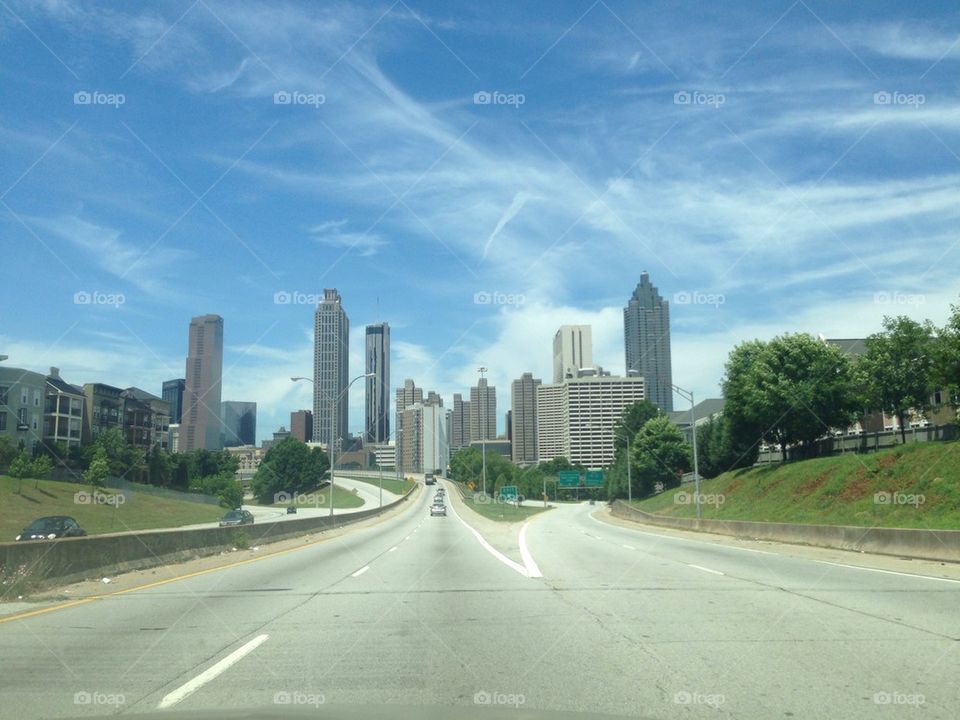 Atlanta on a summer day