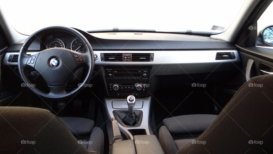BMW series 3 interior