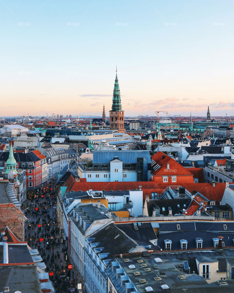 View from Round Tower, Copenhagen