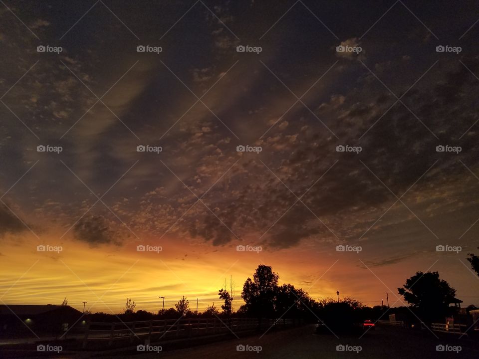 I took this picture of the night sky tonight. A storm had just rolled out and the clouds were all over the map. This orange was so bright rich I couldn't help but stop and take a pic.