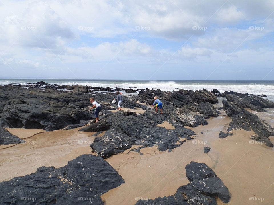 Beach kids