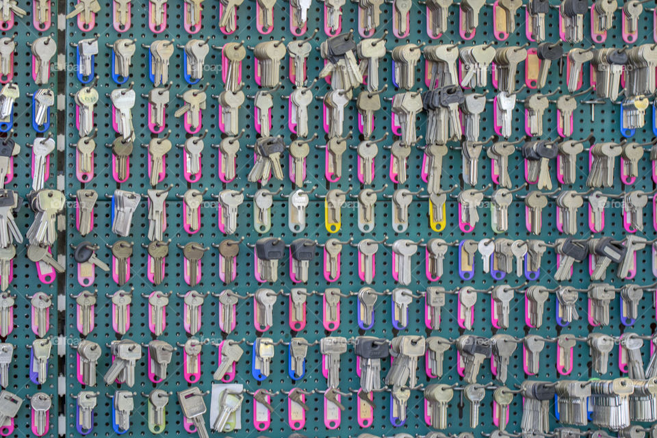 Collection Keys At The De Sleutelkluis Shop Amsterdam The Netherlands 2018