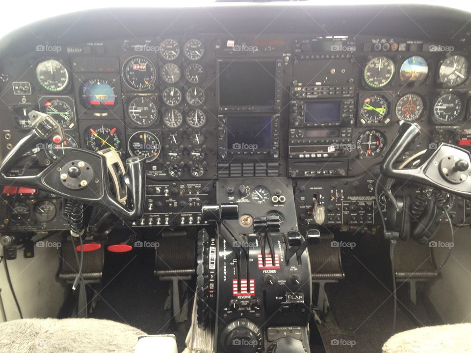 Small aircraft control panel