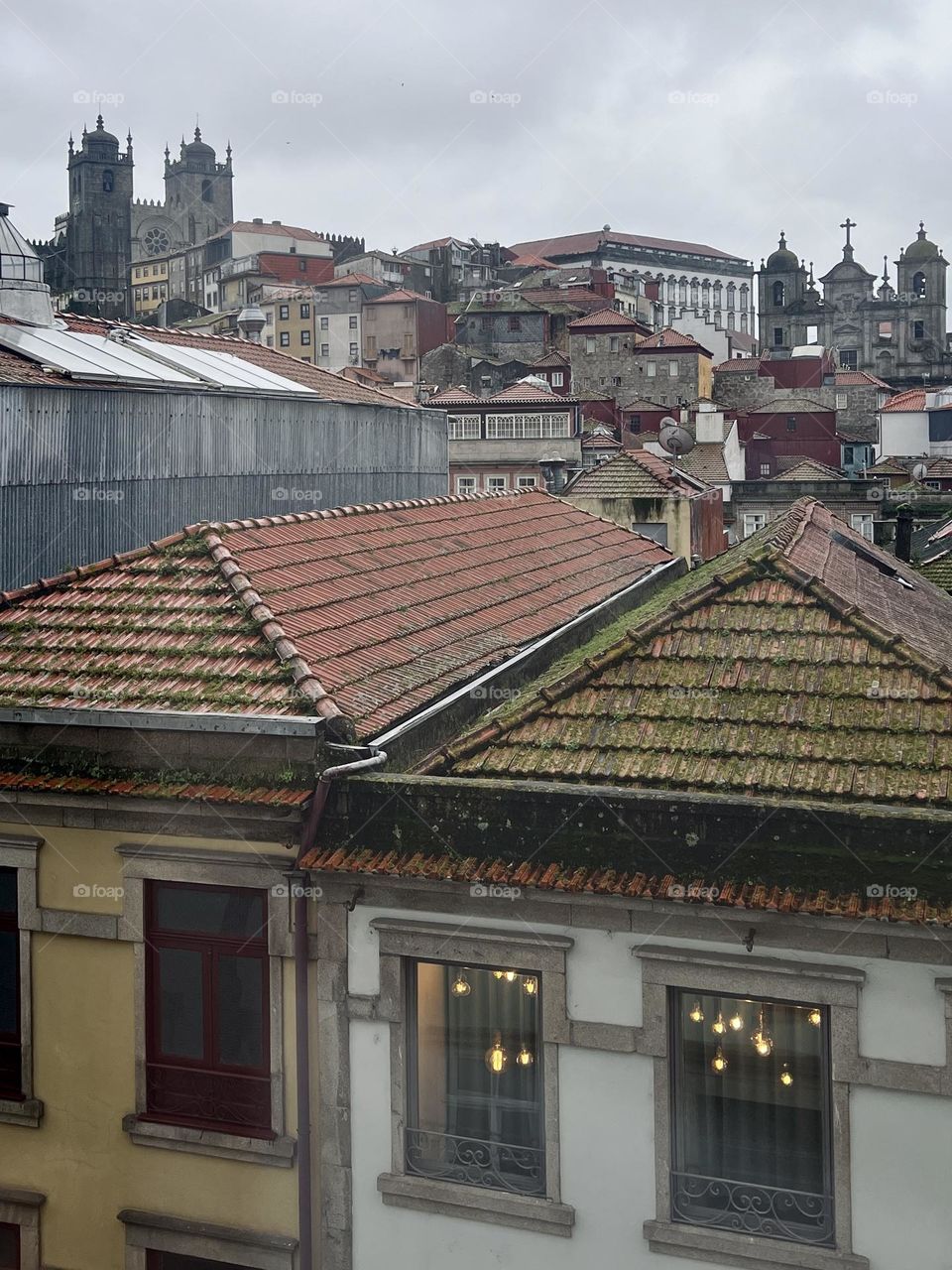 Roofs in Porto, Portugal 