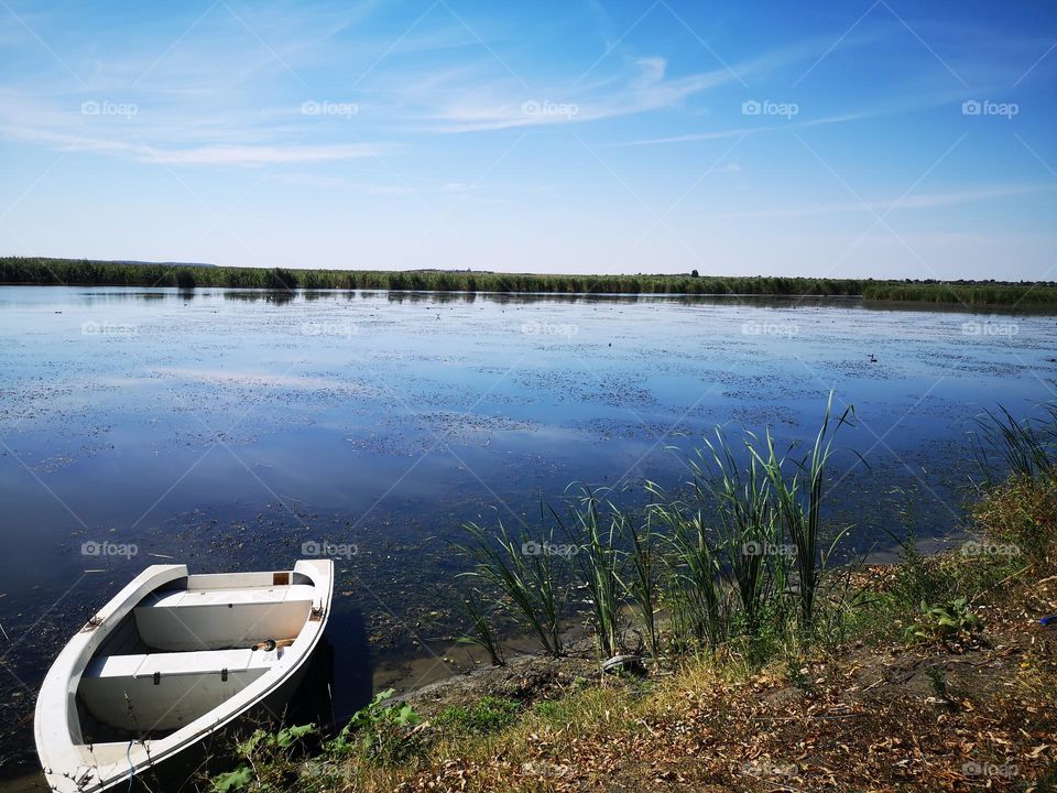 Boat on a soure