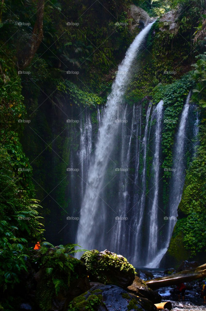 Tiu Kelep waterfall, Lombok indonesia.