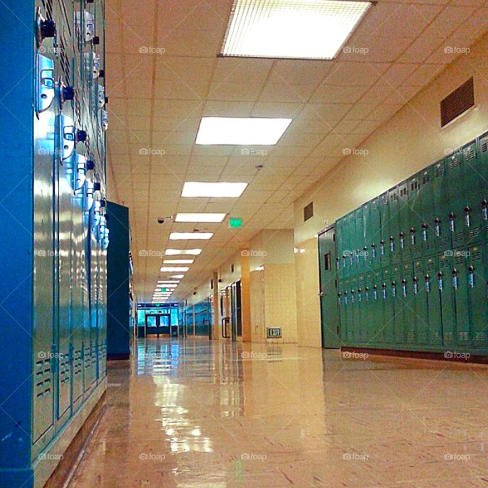 School Hallway