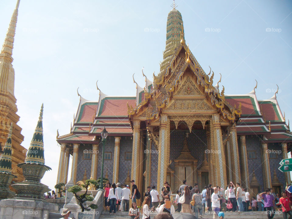 Temple. Temple of the Emerald Buddha